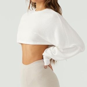 Josh Brown SLOUCHY CROP PULLOVER
